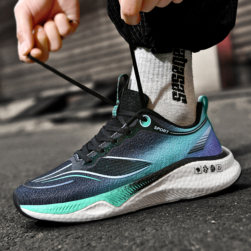 Men Tennis Casual Marathon Outdoor Sports Shoes Lightweight Unisex Athletic Trainers Sneakers for Male Footwear 0339
