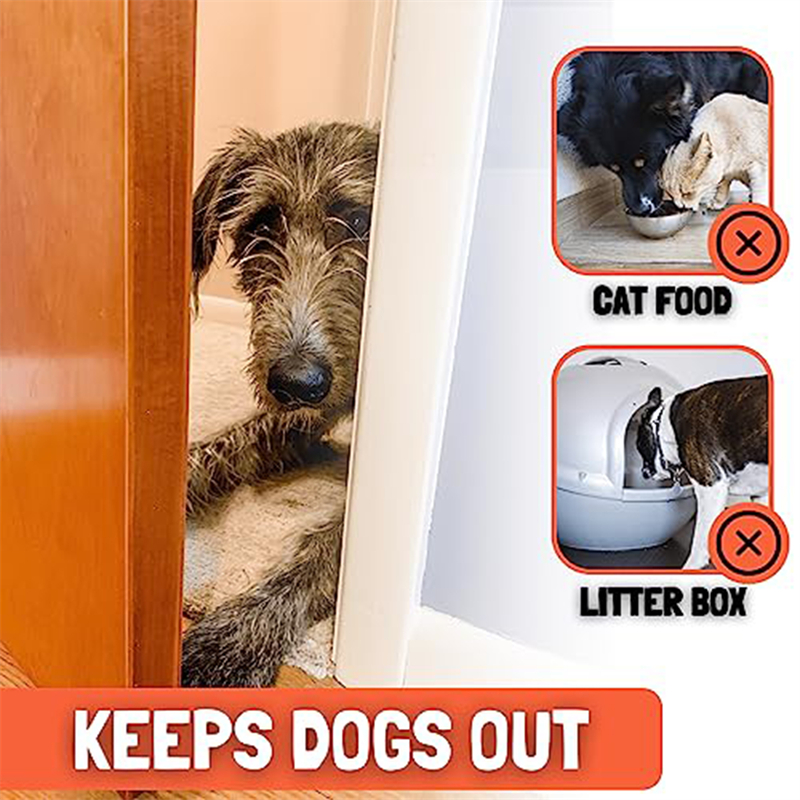 Plastic Retractable Shelf To Block Cat Latch Bracket To Keep Door Open Pet Portable Doorstop To Block Cat Users Fellow Props