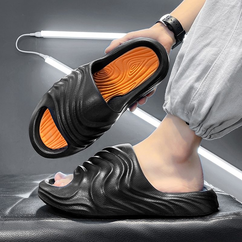 New Men Slippers Indoor Outdoor Sandals Beach Comfortable Soft Slides Design Casual Shoes Mens Flip-flops Home Slippers Slides