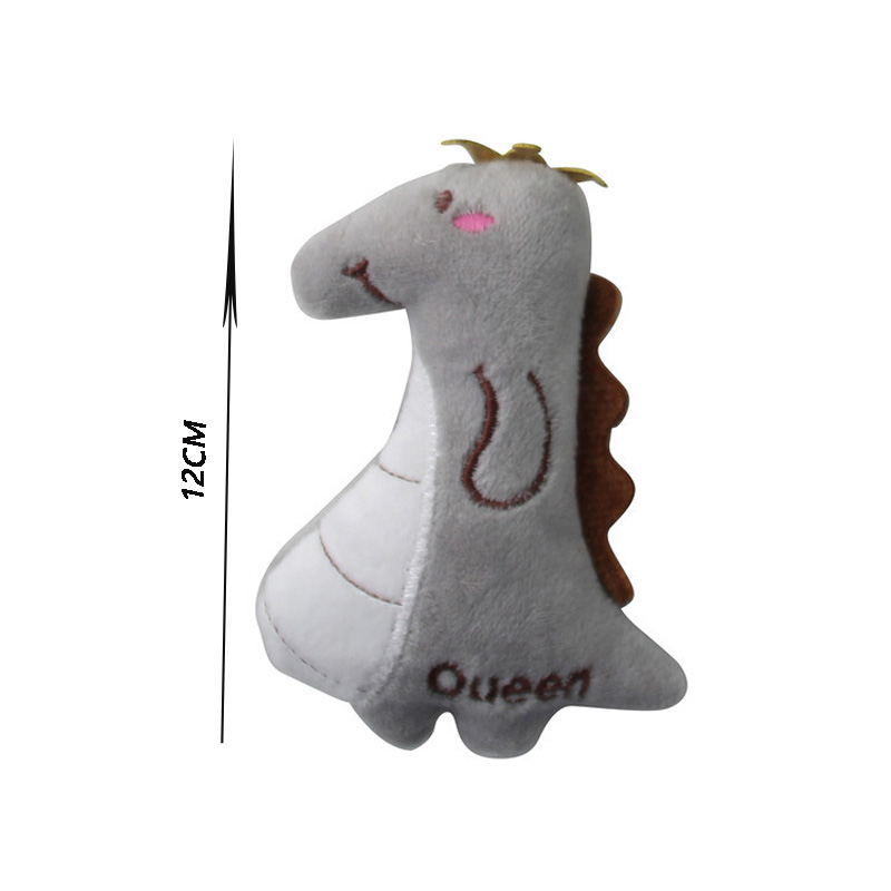 Teeth Grinding Pet Cat Plush Toy Contains Catnip Toy Interactive White Duck Chicken Snake Dinosaur Animals Shaped Bite Resistan