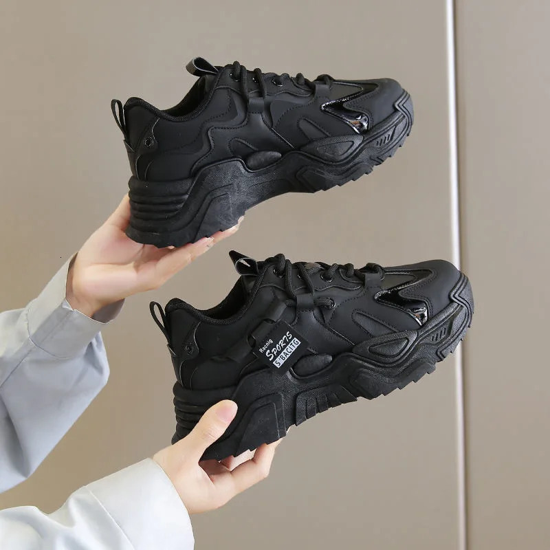 2024 New Fashion Versatile Women's Tennis Shoes Breathable Mesh Comfortable Platform Casual Sneakers
