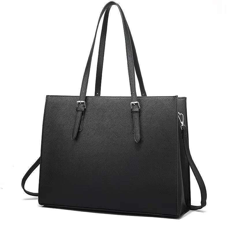 AMZZ Women's fashionable commuting business laptop single shoulder crossbody large bag, multiple colors