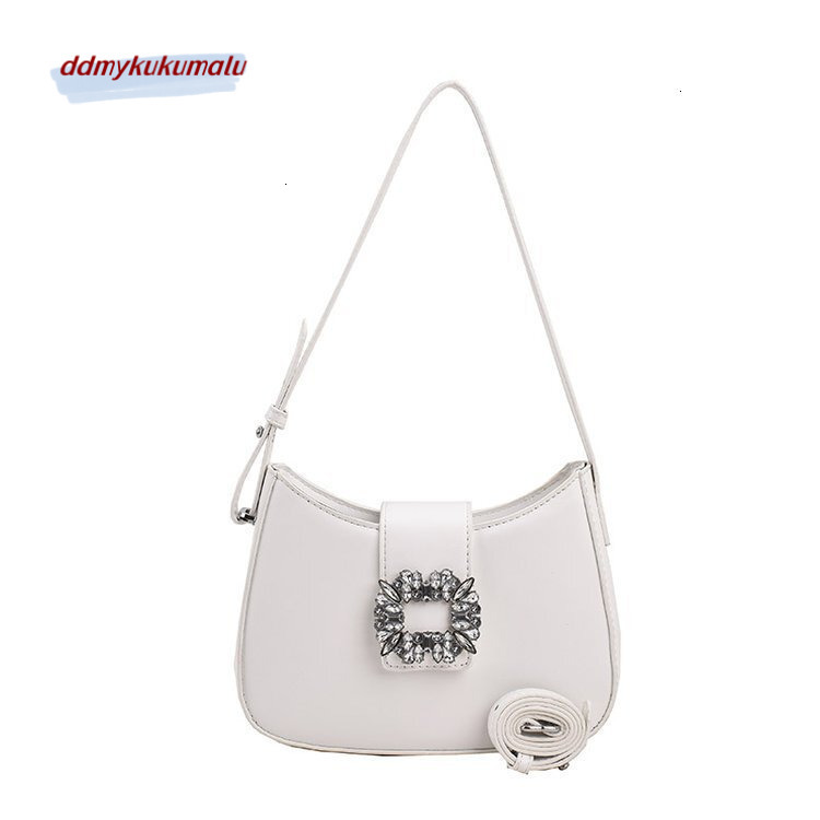 Underarm female internet celebrity, trendy bucket bag, summer new niche design, high-end single shoulder small square bag H7.22#31 kukumalu