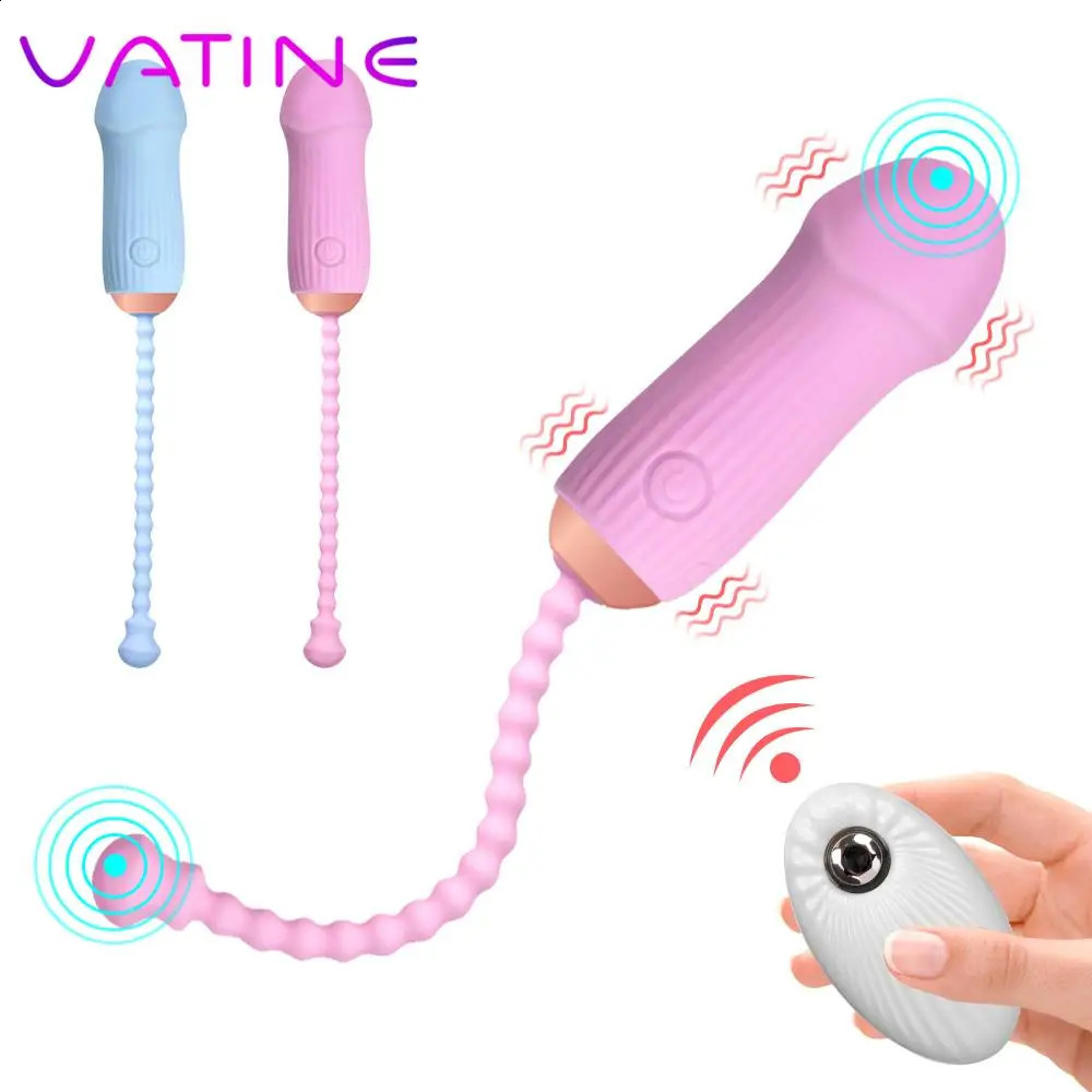 Nipple Vaginal Clitoris Stimulation Anal Vaginal Balls G-spot Vibrating Egg Remote Control Mushroom Head 12 Speeds 240904