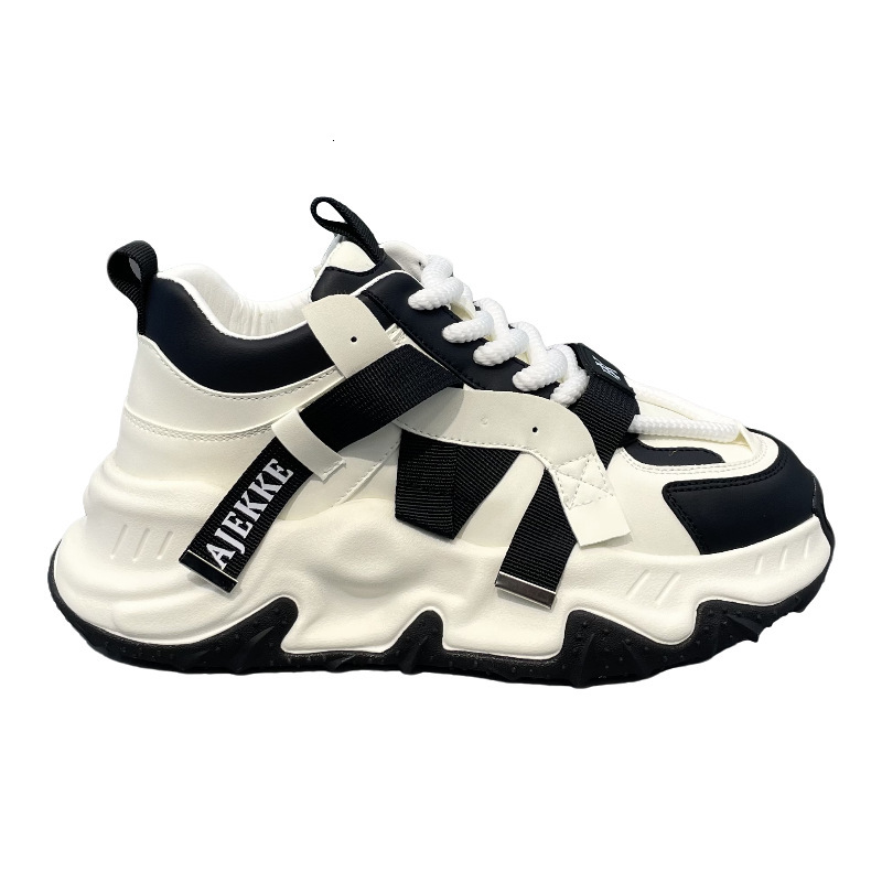 Ddmybear Men's 2024 New Autumn Versatile Men's Casual Brand High-End Sense Sports Height Increasing Dad Trendy Shoes Chinese Brand Shoes F91