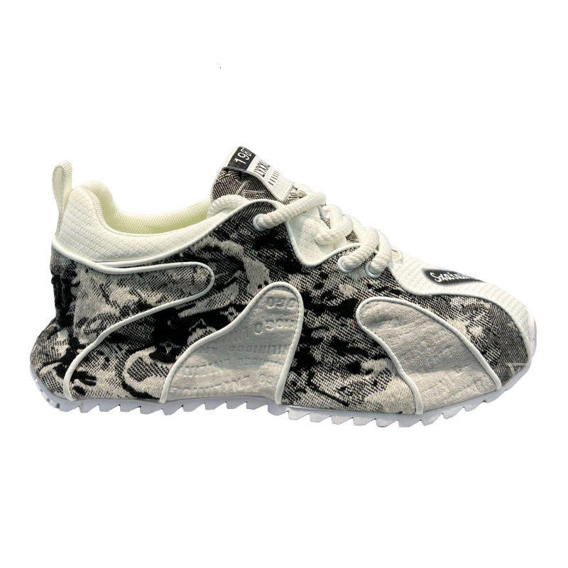 Ddmybear Men's Contrasting Colored Bag Sole Comfortable Height Increasing Spirited Young Man Trendy Versatile Outdoor Casual Shoes Chinese Brand 