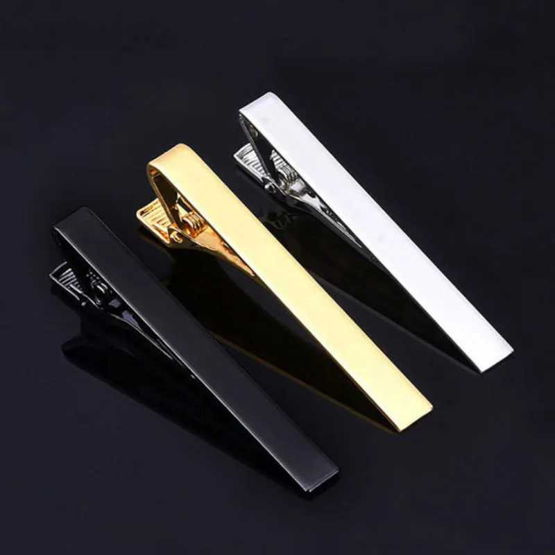 Mens Tie Clip Metal Copper Simple Bar Buckle Practical Necklace Accessories Fashionable Mens Classic Tie Clip Pin Jewelry W240914