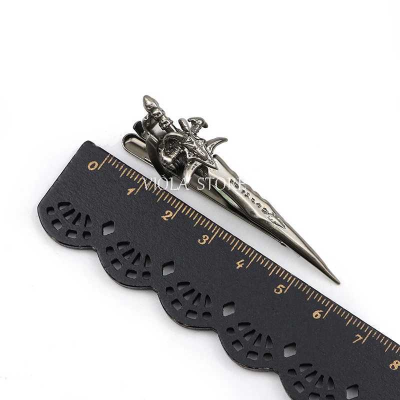 Sword bass umbrella pin saw axe wrench mens cool luxury clip stainless steel metal clip tie mens neck buckle gift accessories W240914
