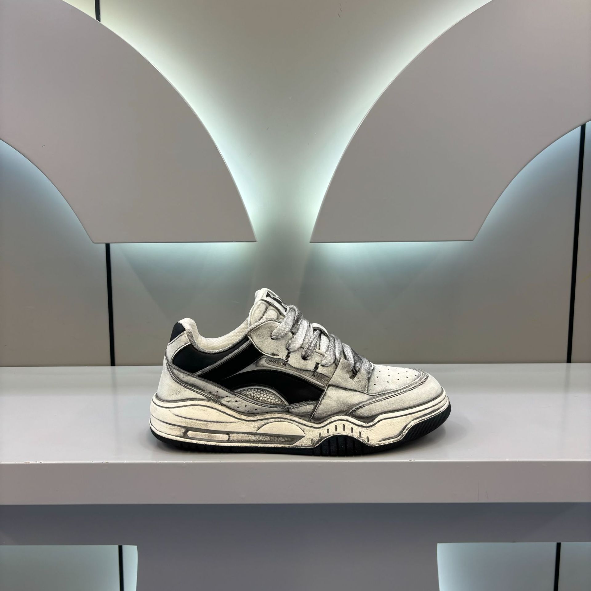 Ddmybear China-Chic Worn-Out Skates Men's Versatile Breathable Low Top 2024 Autumn New Fashion Brand Sports Casual Shoes Chinese Brand Shoes F915