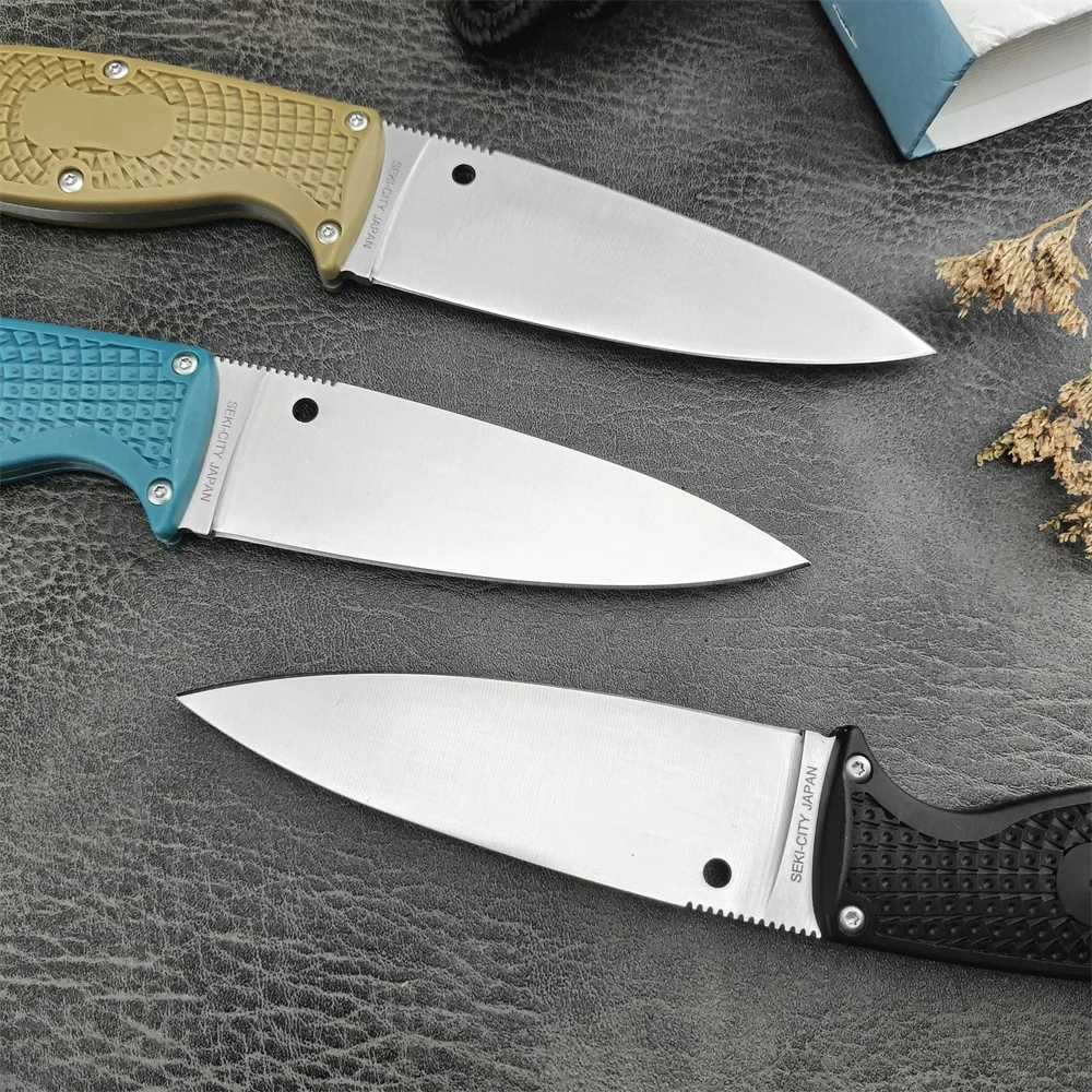 C39 Tactical Military Fixed Knife D2 Blade Nylon Fiber Handles Outdoor Hunting Utility Knife Portable Self-defense EDC Tools Y240914