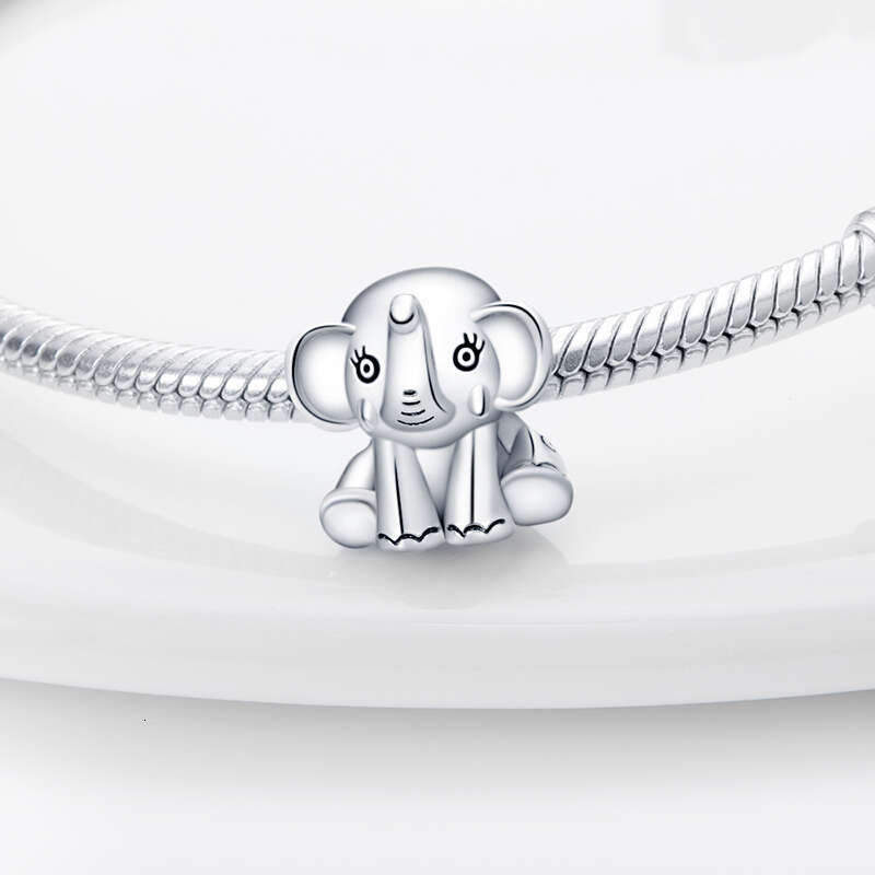 925 Sterling Silver Coffee Cat Rabbit Bear Penguin Charms Bead Fit Original Bracelets DIY Birthday Jewelry Gift