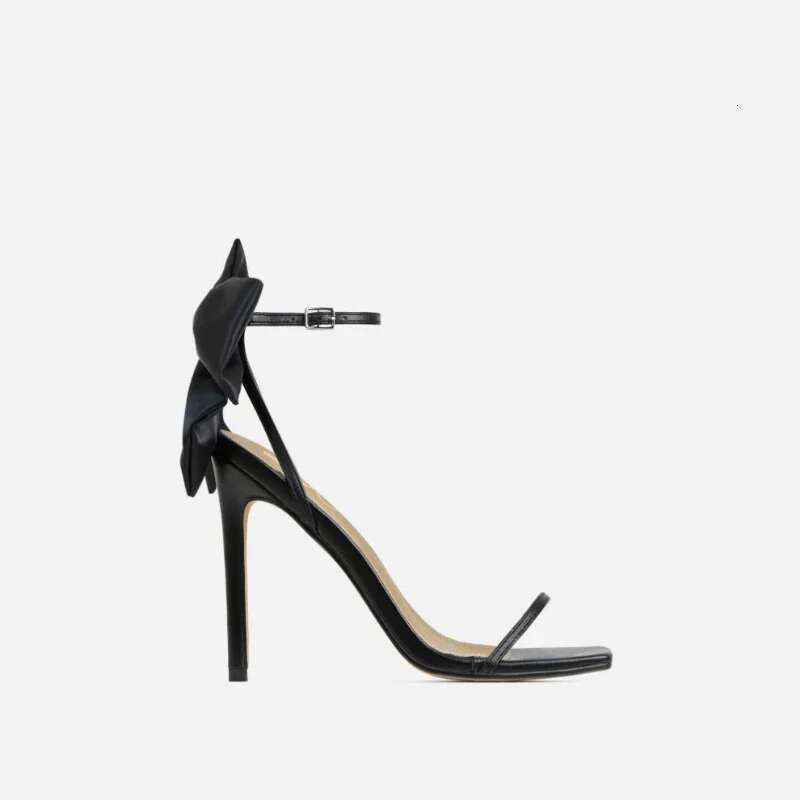 Bow Ankle Strappy High Summer Open Toe For Women Party Wedding Shoes Bride Heels Sexy Pumps Design Sandals