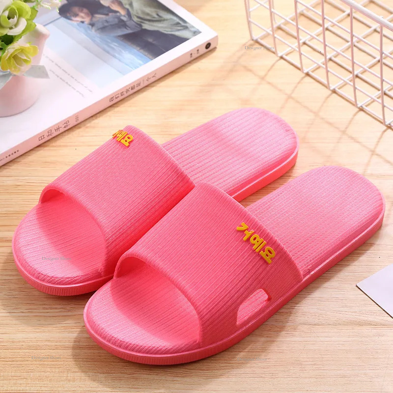 Style Cool New Home Anti Slip Summer Women And Couples Korean Version Outdoor Wear, Indoor Bathroom, Hotel Slippers For Men pers