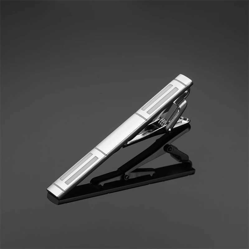 New copper material metal white tie clip fashion mens wedding tie clip clothing accessories wholesale W240914