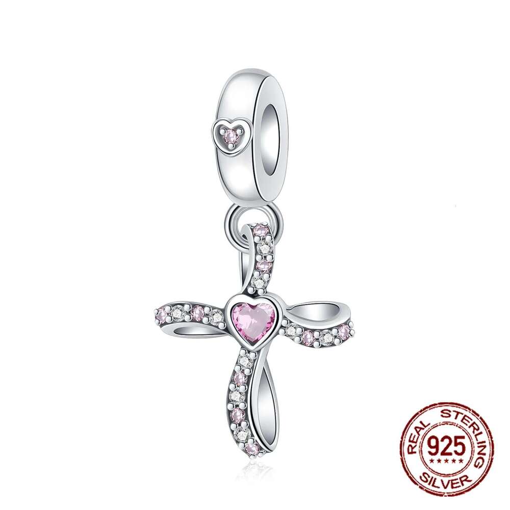 S925 925 Sterling Silver Heart Mom Dangle Dream Catcher Charms Fit Original Bracelet DIY Jewelry for Women Gift Accessories