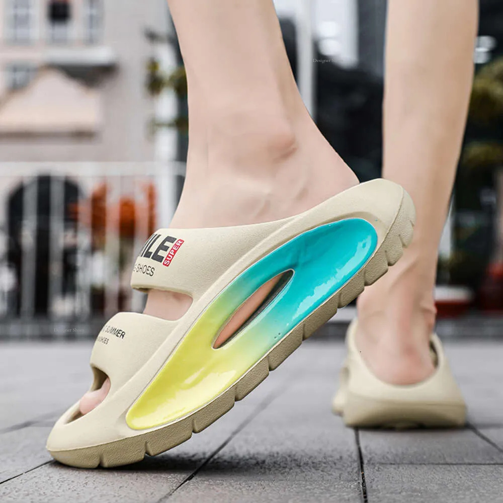 Sandal 2024 Men's New Summer Sneaker Men Thick Bottom Platform Slides Soft Eva Slippers Casual Beach Shoes