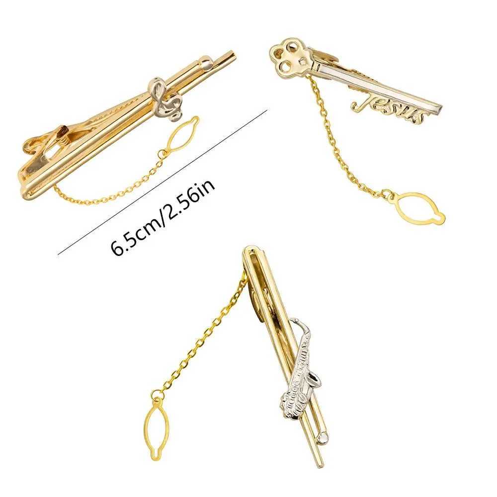 Instrument note clasps saxophone neck clasps bar clasps metal tie clasps fashion jewelry mens necklace clasps W240914