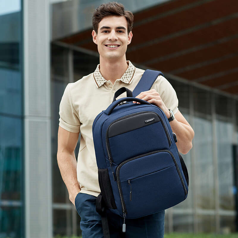 AMZZ New Business Computer Lightweight Large Capacity Backpack For Men's Outdoor Multifunctional Travel E4