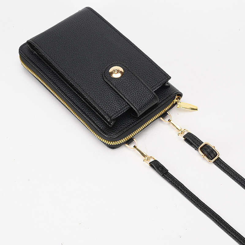 AMZZ 2024 New Mobile Phone Single Shoulder Solid Color Simple Crossbody Small Korean Version Large Capacity Women's Bag