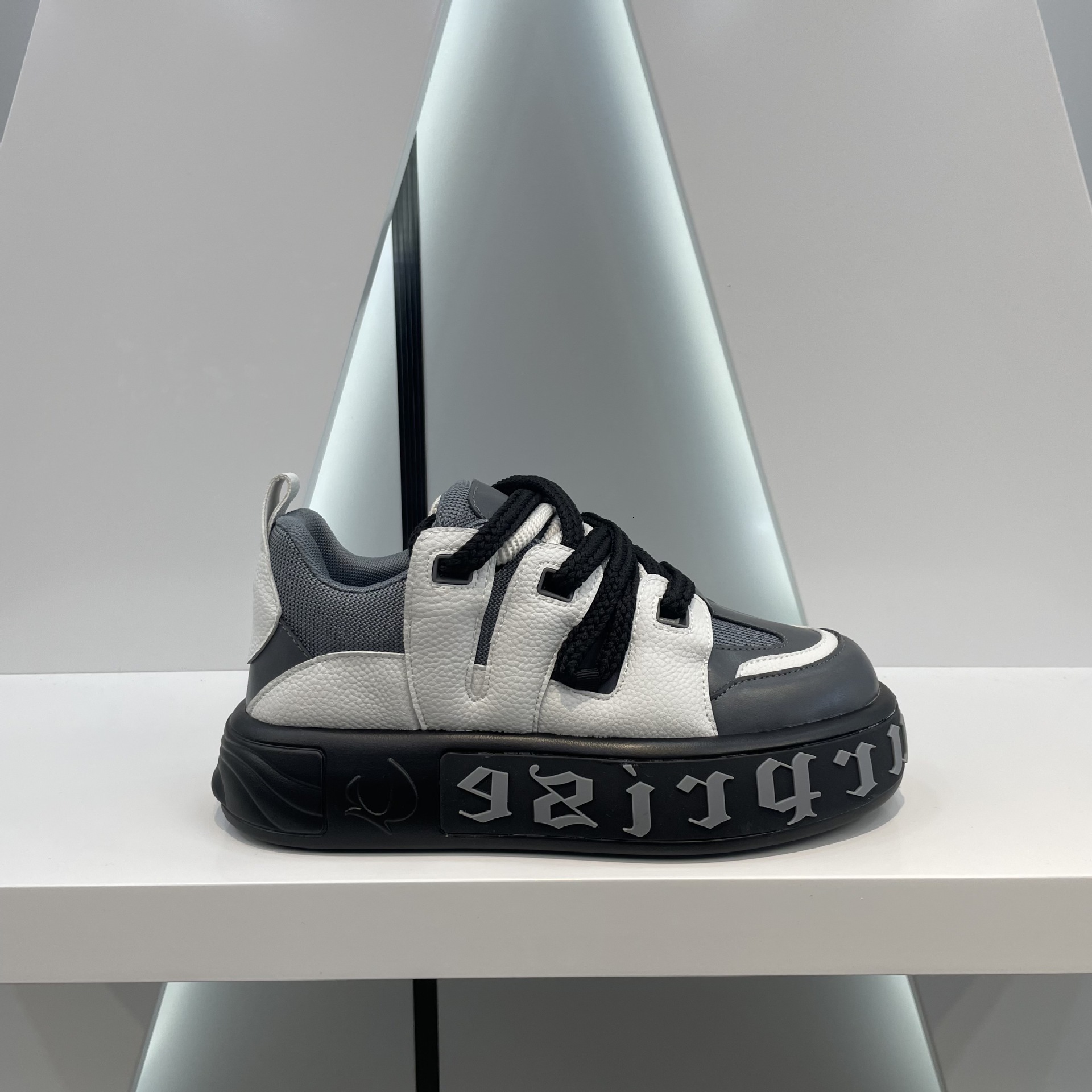 Ddmybear High End Breathable Thick Soled Board For Men, And Versatile White Shoes, Autumn Trendy Brand Fashionable Casual Shoes Chinese Brand Shoes F9