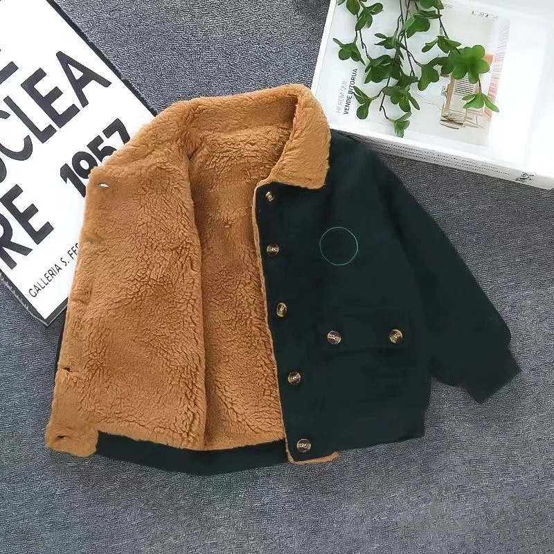 Childrens Parkas Boys Winter Warm Coats Teen Fashion Jackets Thicken Kids Outdoor Coat Baby Parka 240905