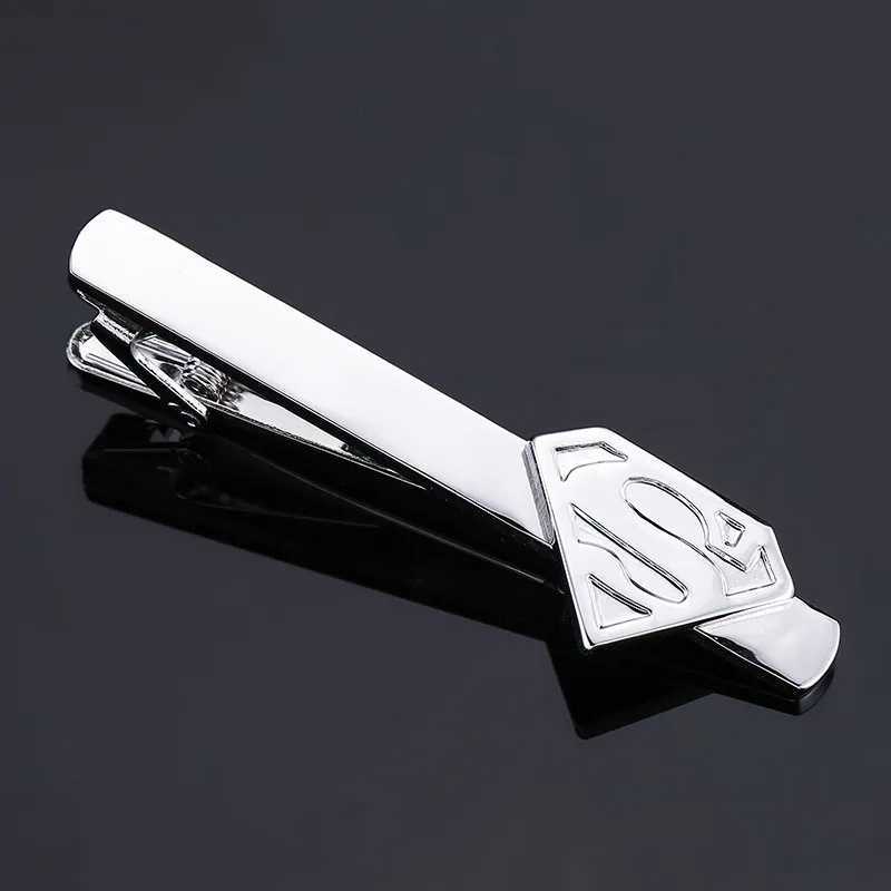 High end mens tie clip jewelry luxury classic matte tie strip mens jewelry simple brushed smooth high-quality tie pin gift W240914