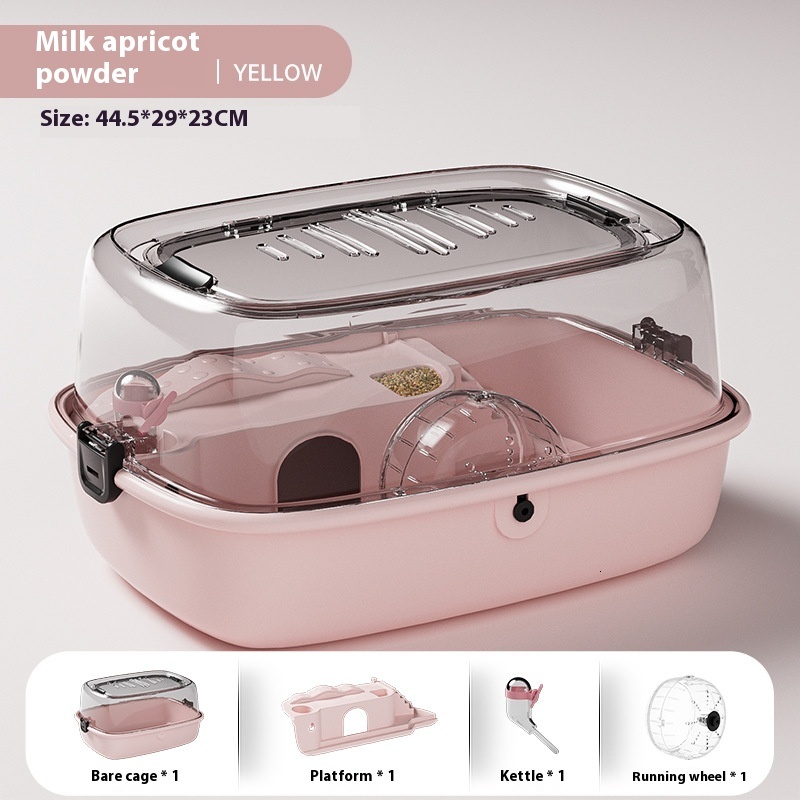 Pet Supplies Pet hamster nest acrylic skylight open hamster box complete set of small animal activity climbing toy hamster cage accessories