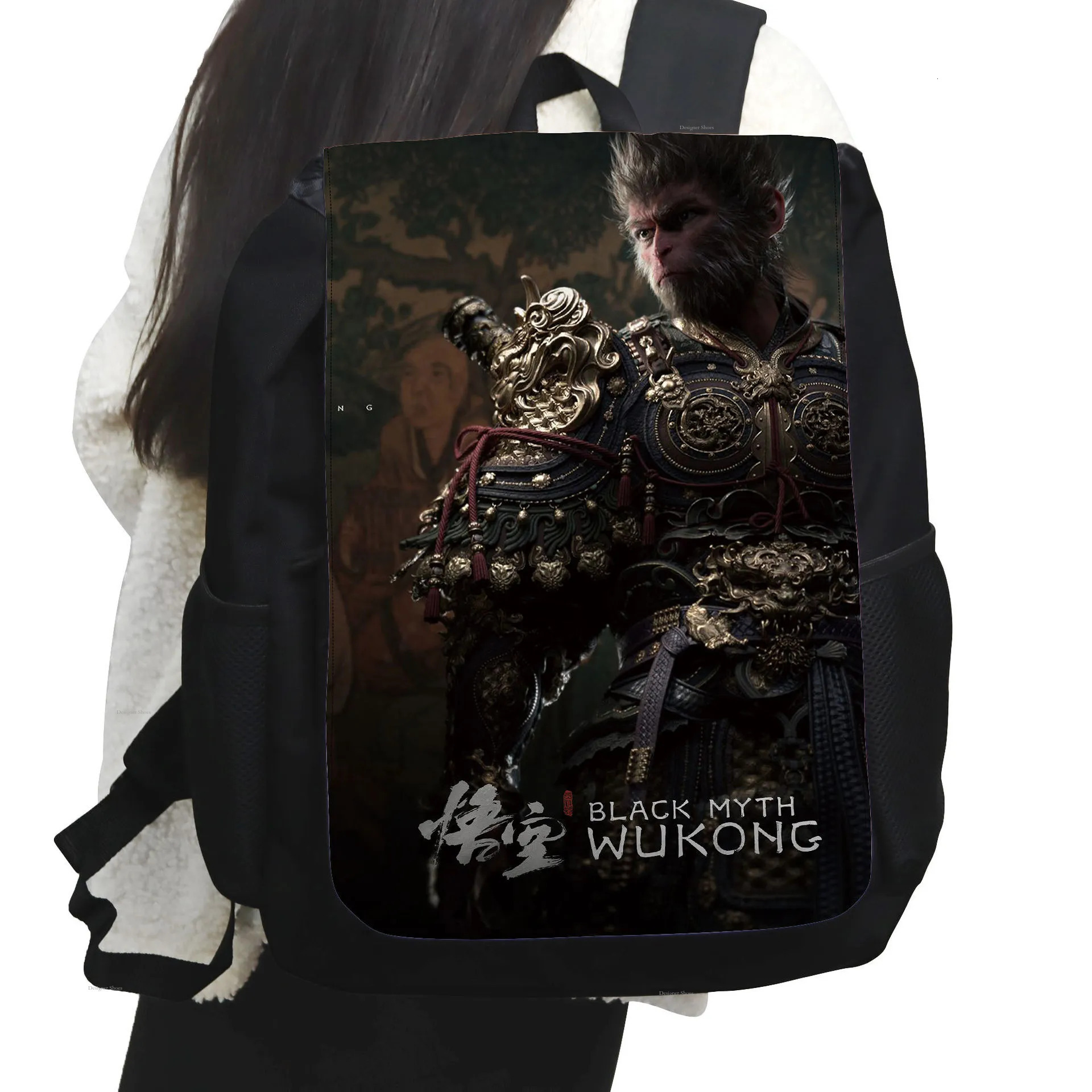 WUKONG Black Myth 3A Game Peripheral Large Capacity Printed Backpack Versatile Backpack