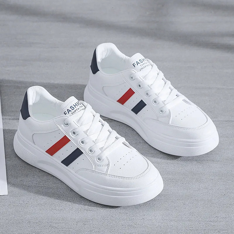 White for Platform Comfortable Flats Women Sneakers Simple Trend Running Shoes atos De Mujer