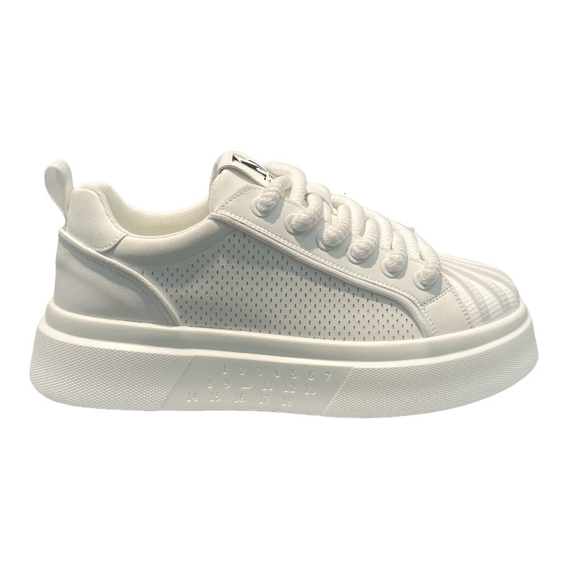 Ddmybear Autumn New Hole Splicing Casual High-End Soft Soled Sports Board Shoes, Breathable Men's Comfortable Trendy Shoes Chinese Brand Shoes F9