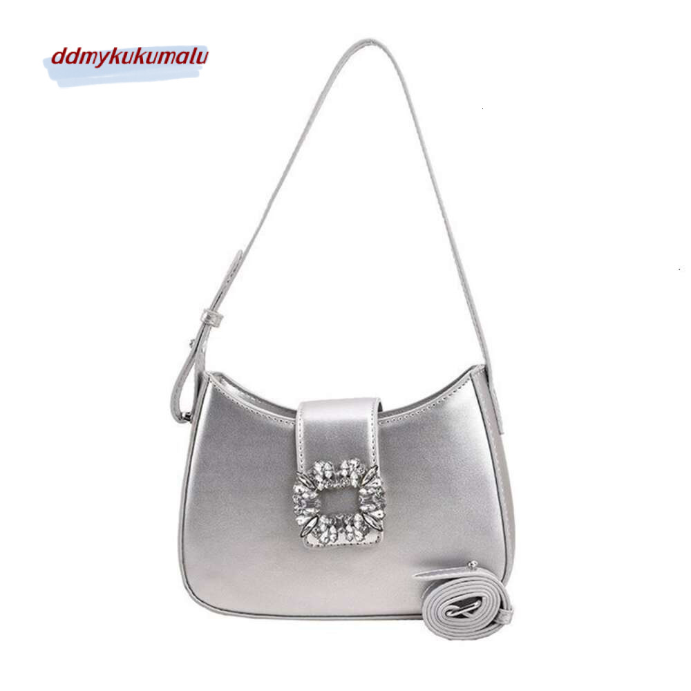 Underarm female internet celebrity, trendy bucket bag, summer new niche design, high-end single shoulder small square bag H7.22#31 kukumalu