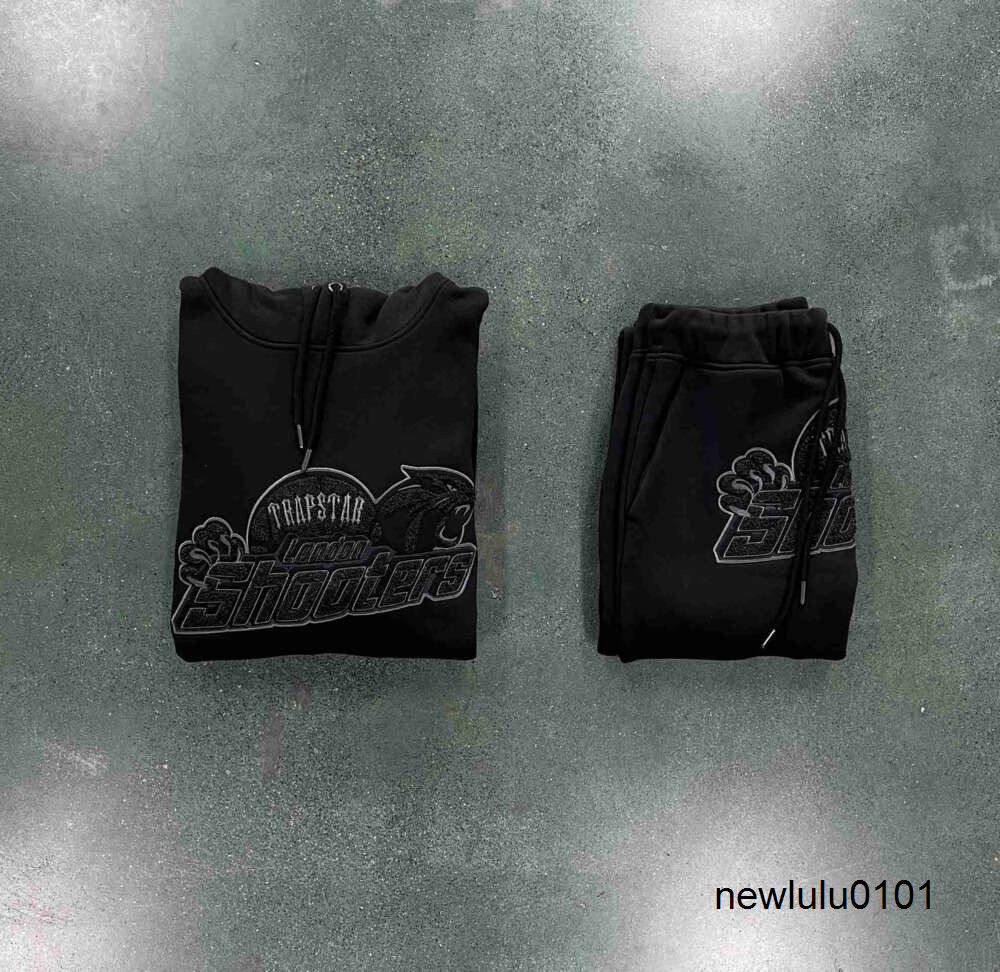 Trapstarstracksuit 2024 Mens Tracksuits Top Version London Shooter Tracksuit Towel Printing Hoodie Womens Two-Pieces Set Trapstarhoodie Abb