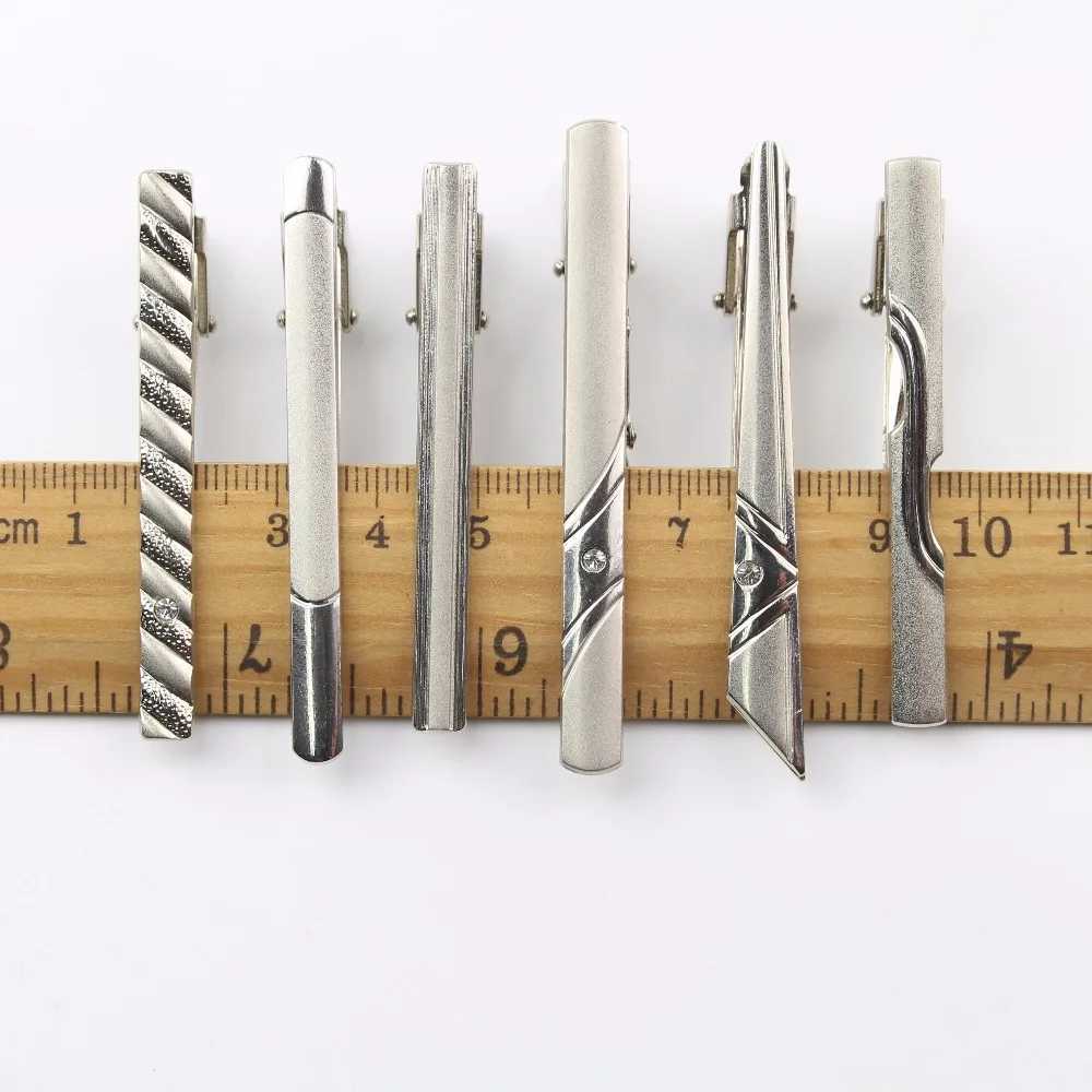Mens tie clip chrome stainless steel jewelry used for wedding groom and mens accessories W240914
