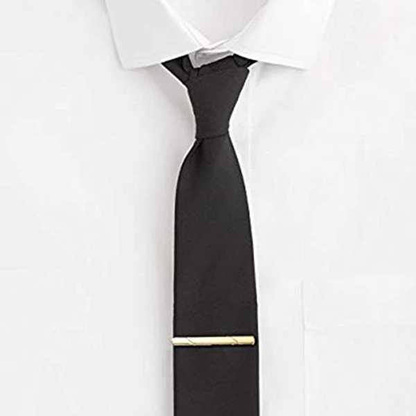 4 mens tie clips mens tie clip set regular tie neck wedding business clip W240914