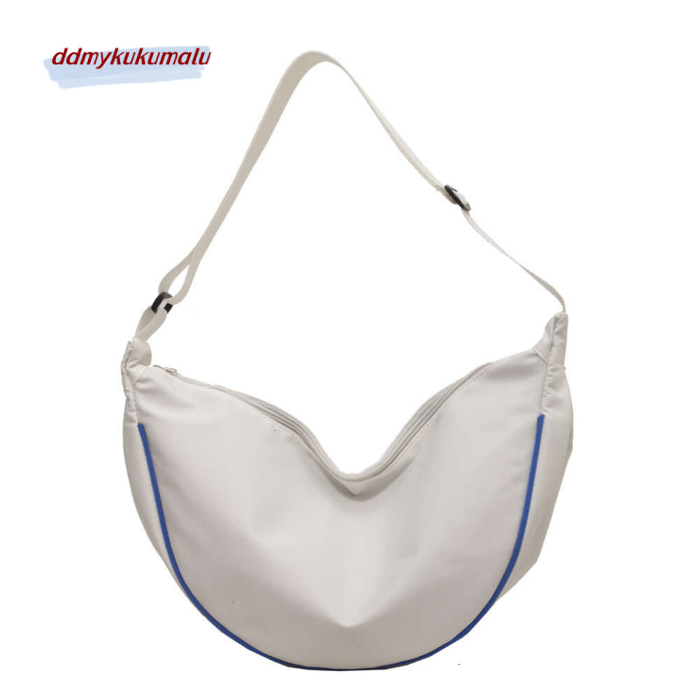 Nylon crossbody for women, 2024 autumn and winter new trendy dumpling lightweight small armpit bag, single shoulder canvas bag H7.16#17 ddmykukumalu