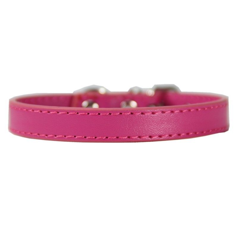 Pet PU Custom Colors Waterproof Classic Leather Dog Collar