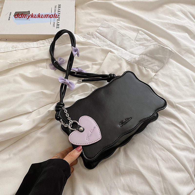 Small Korean style armpit for women in summer 2022, new butterfly bow girl small square bag, fashionable and stylish shoulder bag H724#30 kukumalu