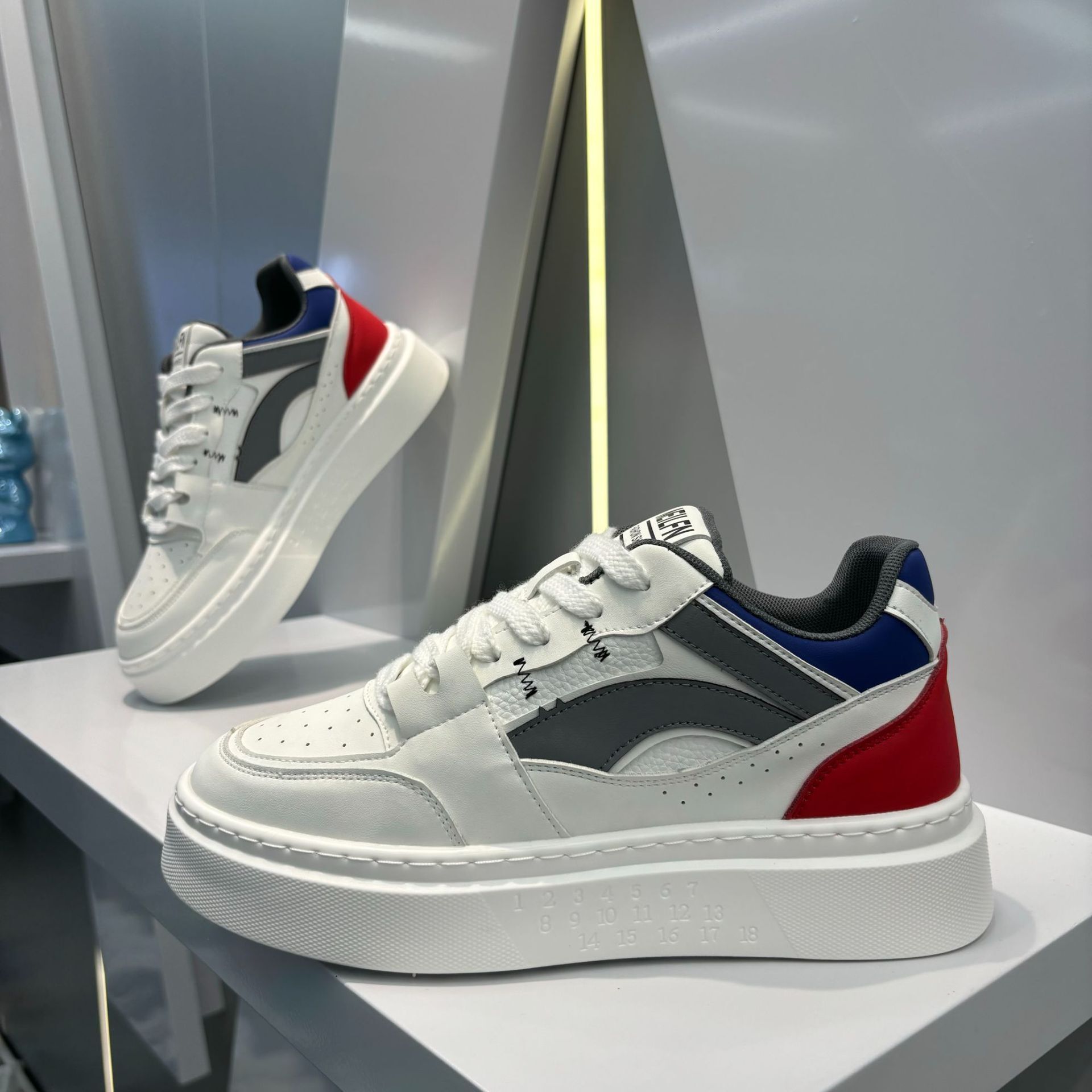 Ddmybear New Autumn Fashion Men's Shoes Versatile Leather Fashionable Comfortable Thick Soled Kwai Heightening Daddy Shoes Chinese Brand Shoes F9