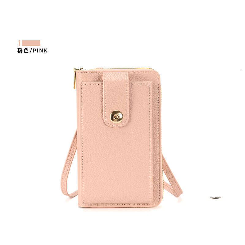AMZZ 2024 New Mobile Phone Single Shoulder Solid Color Simple Crossbody Small Korean Version Large Capacity Women's Bag