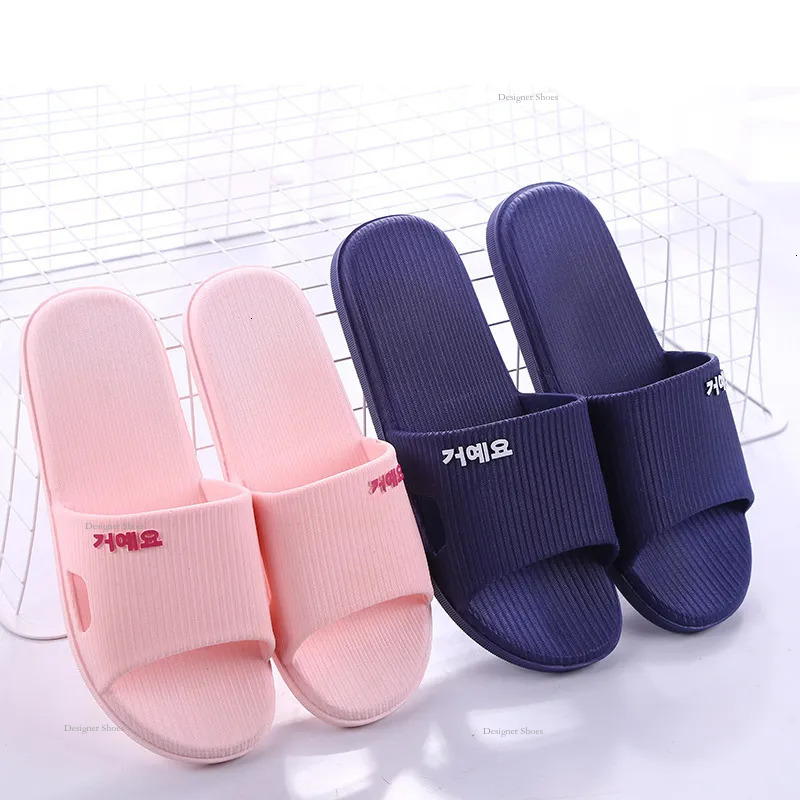 Style Cool New Home Anti Slip Summer Women And Couples Korean Version Outdoor Wear, Indoor Bathroom, Hotel Slippers For Men pers