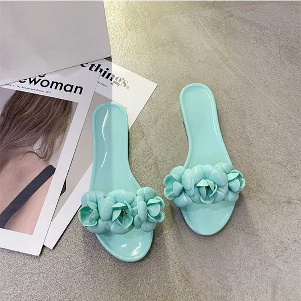 Women Slippers Summer Outside Flat Bottom Slippers Jelly Sandals Women New Beach Womens Shoes Sandalias De Mujeres En Oferta M240914