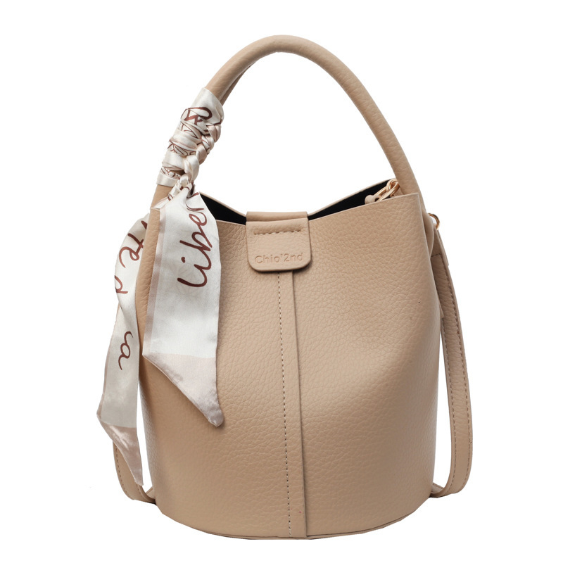 High Quality Handheld Small for Women 2024 New Fashion Soft Leather Bucket Versatile Casual One Shoulder Crossbody Bag
