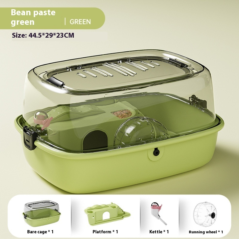 Pet Supplies Pet hamster nest acrylic skylight open hamster box complete set of small animal activity climbing toy hamster cage accessories