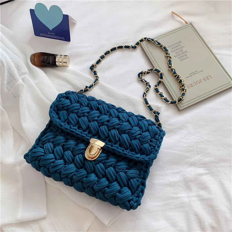 Home>Products>Autumn and Winter Knitted Bags>DIY Home Material Flip Bag 240913