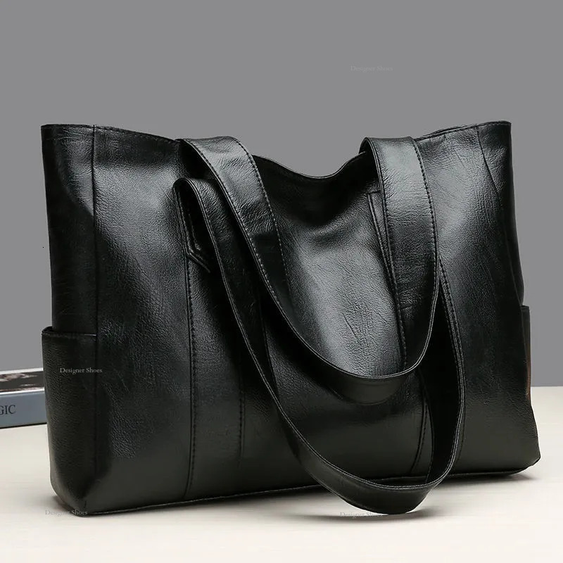 Capacity Vintage Large Tote Bag, Retro Vegan Shoulder Bag, Women's Casual Handbag For Commute Free Shipping