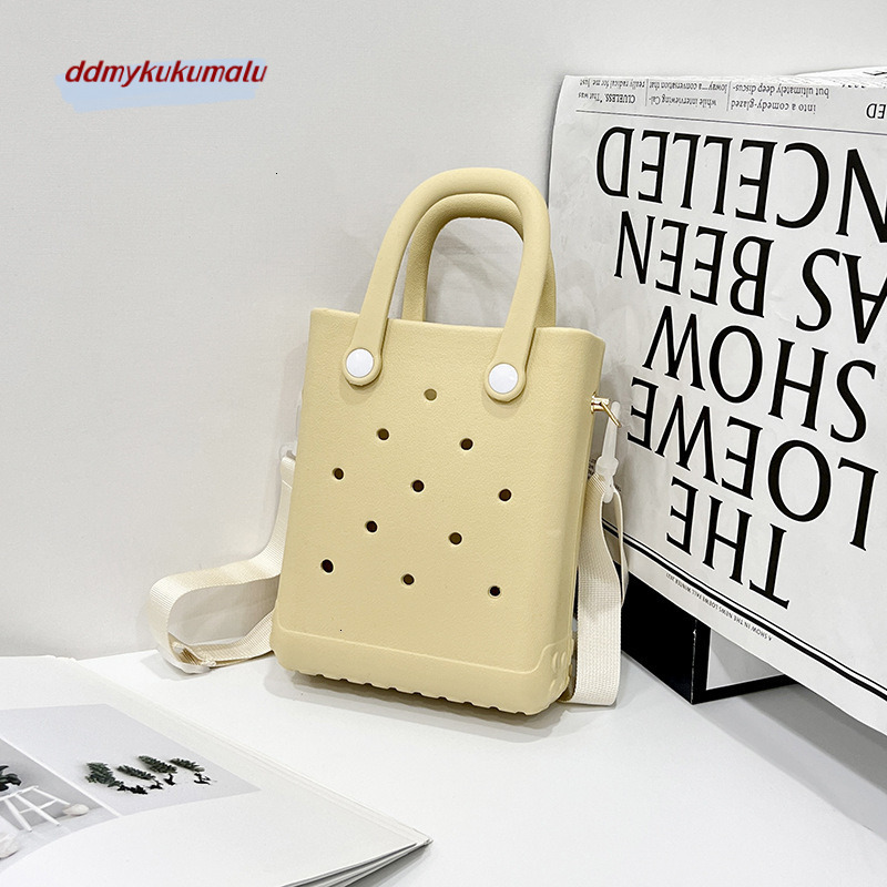 New DIY cartoon versatile accessory beach bag, new fashion niche, one shoulder crossbody carrying hole bag H723#21 kukumalu