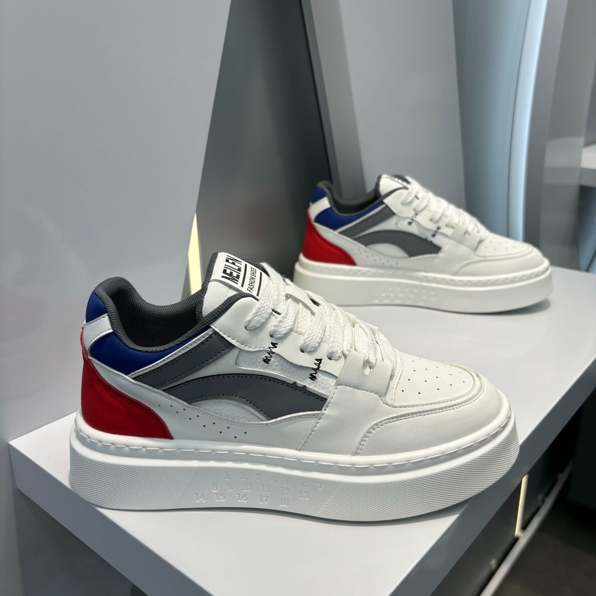 Ddmybear New Autumn Fashion Men's Shoes Versatile Leather Fashionable Comfortable Thick Soled Kwai Heightening Daddy Shoes Chinese Brand Shoes F9