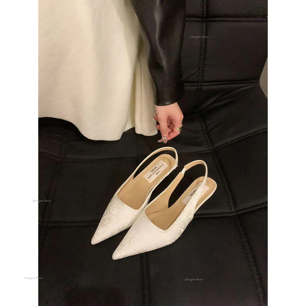 Women's Shoes 2024S New Design Solid Flat Heel Gentle Style Vintage Style Minimalist Style Triple Black Free Shipping
