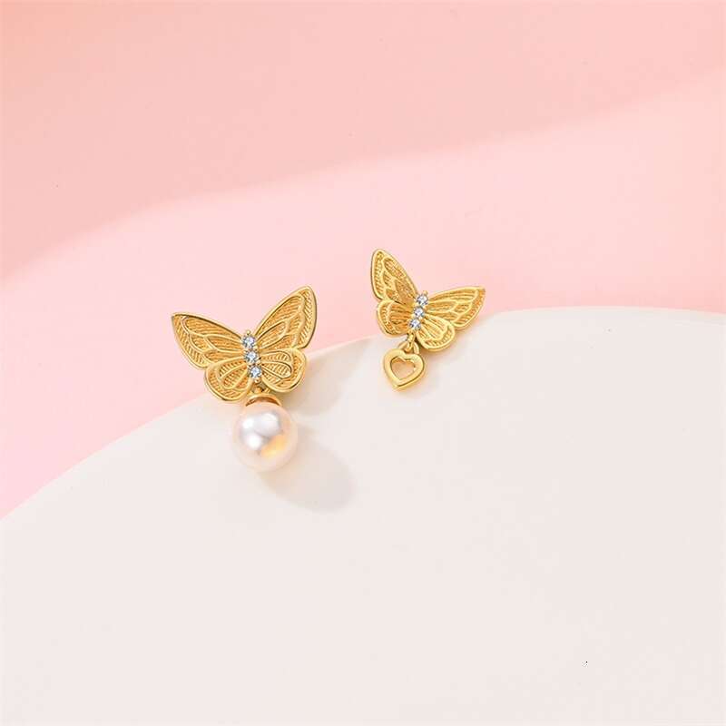 New 925 Sterling Silver Trendy Sea Shell Gold Color Drop Earrings For Women Glossy Pearl Earring Wedding Jewelry