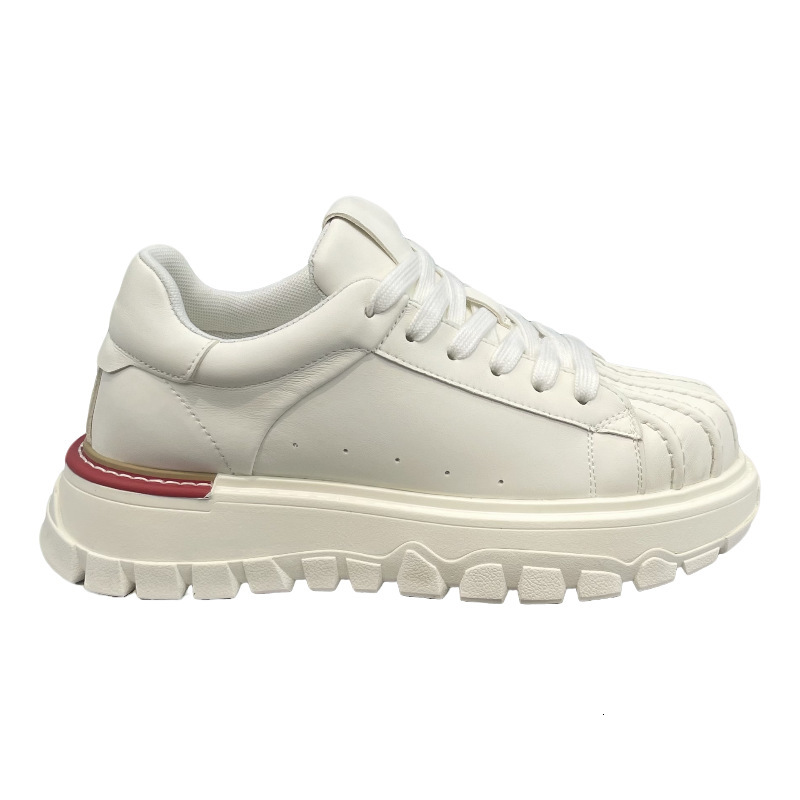 Ddmybear Trendy Brand Shell Toe Thick Soled Board For Men, Trendy And Versatile White Shoes, Autumn New Fashion Casual Shoes Chinese Brand Shoes F915-